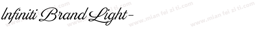 lnfiniti Brand Light字体转换